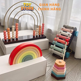 Bộ đồ chơi montessori cho bé bằng gỗ cao cấp cho bé toystore FUDAER