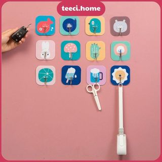 Móc Dán Tường Siêu Dính Chịu Lực Không Đóng Đinh Decor Trang Trí Phòng Bếp-Phòng Ngủ Nhiều Hình Cute TEECI U154