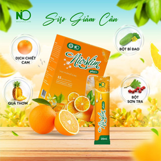 Siro Giảm Cân Nioslim Plus + Vị Cam Thơm Ngon Giúp Siro Nio Slim