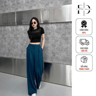 Áo thun nữ ngắn tay phối khóa lưới delys dlac13