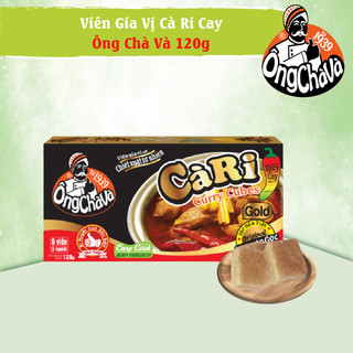 Viên gia vị cà ri cay gold ông chà và gold 120g