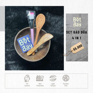 Bộ chén gáo dừa 4in1