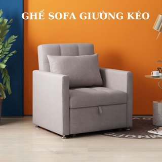 Giường Sofa Đơn, Sofa Giường Kéo,Ghế Sofa ĐơnThông Minh Hiện Đại - Giường Sofa Gấp Gọn Đa Năng, Giường Kéo Thành Ghế
