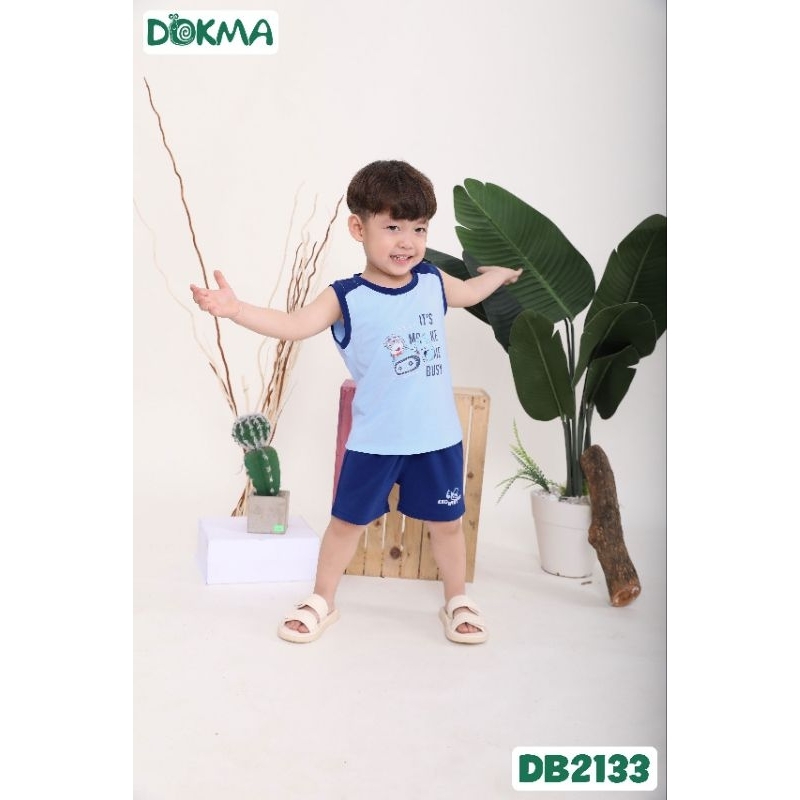Bộ sát nách/ ba lỗ bé trai Dokma 9-36M mã DB2133