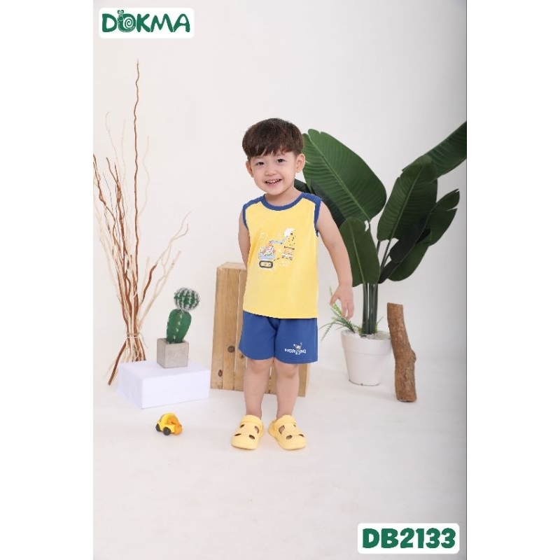 Bộ sát nách/ ba lỗ bé trai Dokma 9-36M mã DB2133