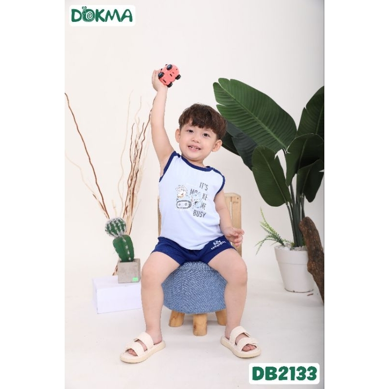 Bộ sát nách/ ba lỗ bé trai Dokma 9-36M mã DB2133