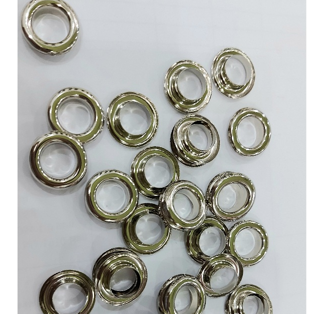 Khoen ore mắt cáo 12mm INOX không gỉ Màu bạc sáng bóng Khuy oze luồn quần áo, tạp dề, vải Phụ liệu m