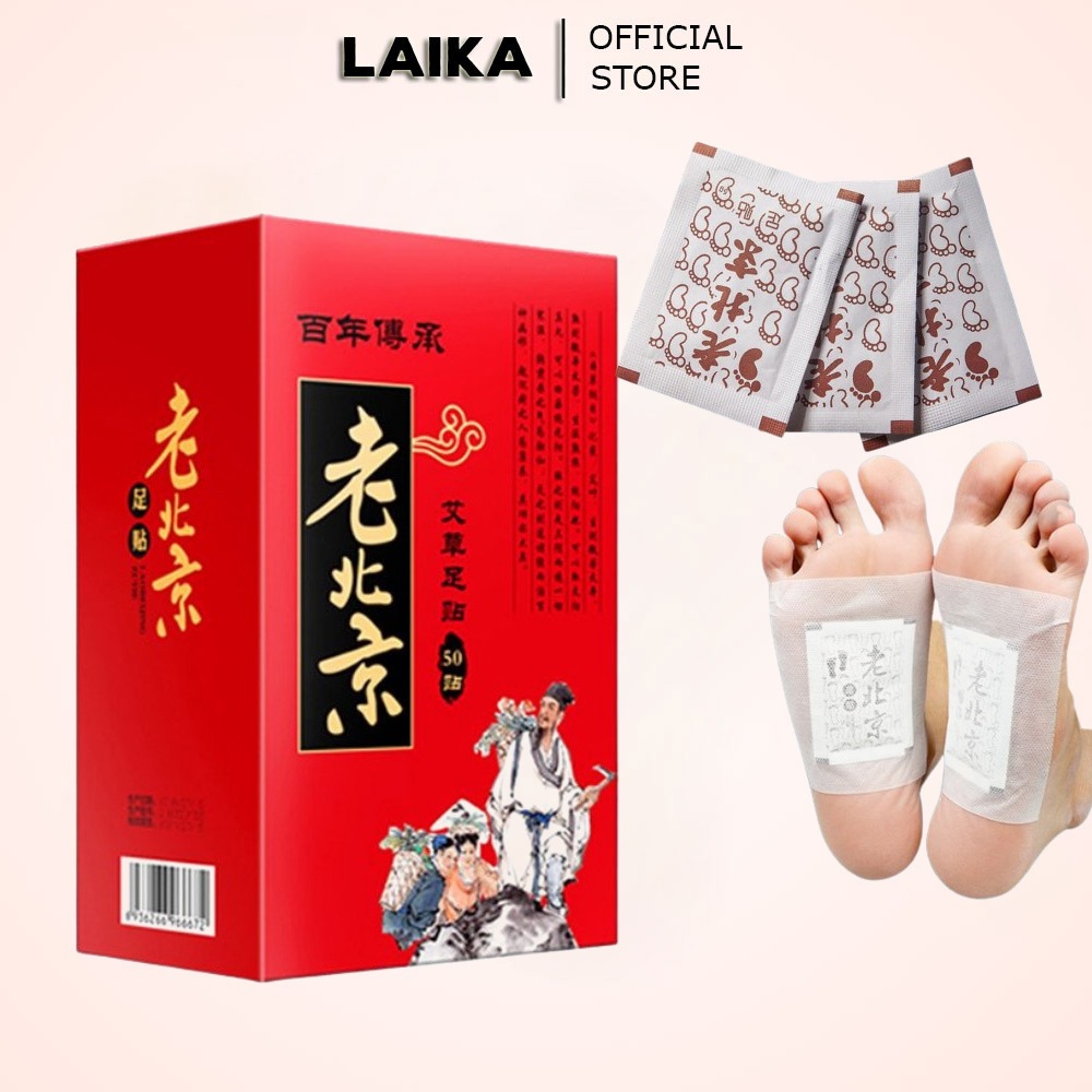 50 miếng dán ngải cứu thảo dược, thải độc cơ thể thư giãn ngủ sâu giấc