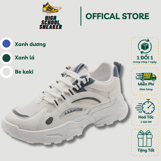 Giày Thể Thao Nam trắng, Giày Nam đế cao phong cách trẻ trung, có phản quang size từ 39-44 mã WP