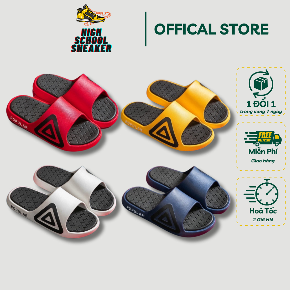 Dép nam nữ đi trong nhà thời trang unisex,dép quai ngang đế cao su non đi cực êm chân size 36- 43