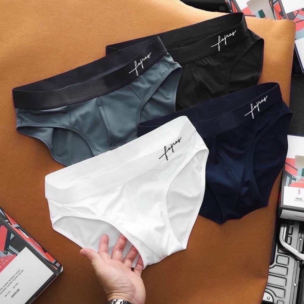 Quần Sịp Nam tam giác Chữ Kí chất cotton thun lạnh cao cấp, Quần Lót Nam Tam Giác Co Dãn 4 Chiều Thoáng Mát T2