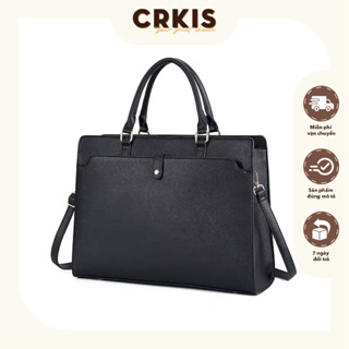 [ Hàng Mới Về] Túi quai xách công sở nhiều ngăn đựng được lap 16,4 inch, giấy A4 có ngăn chống sốc A58 42*32*14