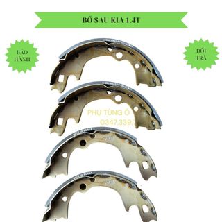 Bộ 4 miếng má phanh, bố thắng trước, sau xe kia 1.4 tấn, kia bonggo iii, k3000. hàng hàn quốc