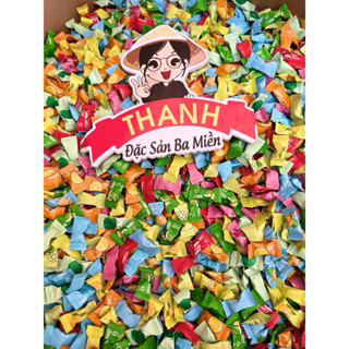 [MIX VỊ] 100 viên Kẹo Ngậm Trái Cây Không Đường Vitamin C Thơm Miệng Mát Lạnh