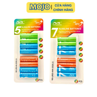 Pin đũa aa/aaa rainbow alkline chính hãng pin tiểu số 5 aa số 7 aaa cao cấp