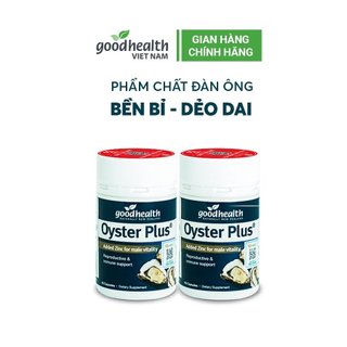(COMBO 2 ) Tinh chất hàu biển Goodhealth Oyster Plus 60 viên -Tăng cường sinh lý nam Testosteron, hỗ trợ sinh sản