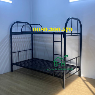 Giường tầng sắt ống tròn cao cấp giao nhanh hcm
