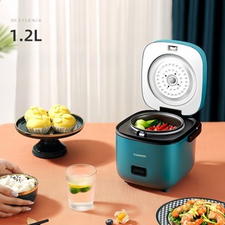 Nồi cơm điện mini Nồi cơm điện thông minh mini Công suất 220W mini Đa chức năng 1.2L phù hợp cho gia đình 2-3 người