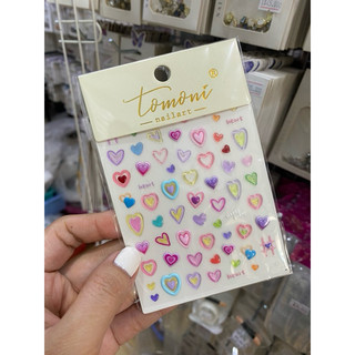 Sticker lụa 5D. sticker dán móng nail.