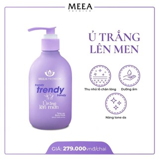 Ủ trắng body, kem ủ trắng body Lên Men Trendy ,Tẩy Tế Bào Chết Body Scrub, Meea Premium