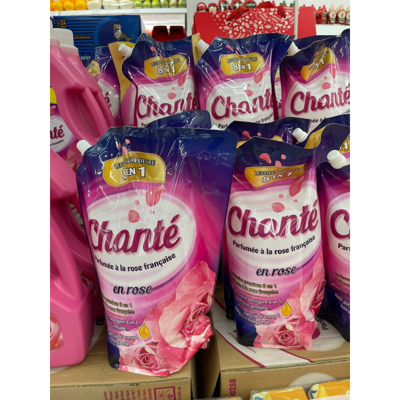 nước giặt xả Chante 8 trong 1 túi 3.4kg