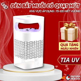 Đèn muỗi tia uv cao cấp, máy bắt muỗi diệt côn trùng thông minh có quạt hút