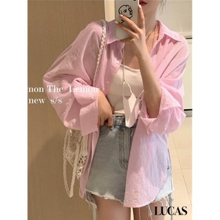 Áo sơ mi cổ đức tay dài suông basic 9091