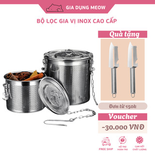 Bộ lọc gia vị inox 304 cao cấp, dùng trong nồi lẩu, lọc trà, hầm xương