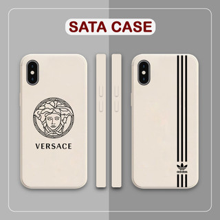 Ốp lưng iphone x/xs/xsmax/xr hình thương hiệu, viền vuông bảo vệ camera
