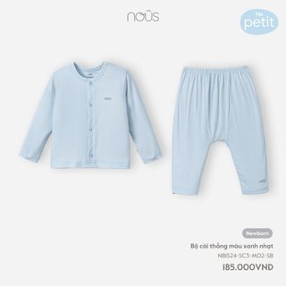 Nous Bộ cài thẳng mềm mại chất petit mỏng NU