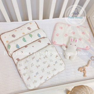 Gối xô sơ sinh bông mềm mịn cho bé trai bé gái sơ sinh