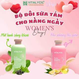 Sữa tắm dưỡng trắng da vitalycil body whitening shower gel