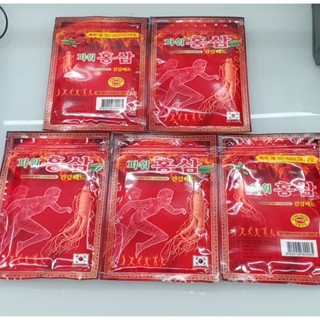 COMBO 5 TÚI CAO DÁN HỒNG SÂM HÀN QUỐC ( 1 TÚI 20 MIẾNG)