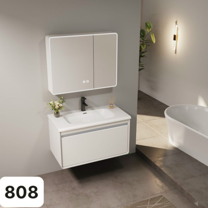 💐🥀(Hàng nhập khẩu)💐💐Bộ tủ lavabo rửa mặt cao cấp 808