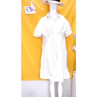 Đầm sơmi dây rút freesz. S836