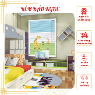 Rèm sáo nhôm dán tranh decal theo yêu cầu, làm mọi kích thước