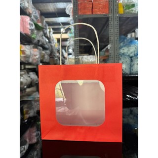 SET 100 CÁI TÚI GIẤY MẶT KÍNH MIKA ĐỰNG HOA, QUÀ TẶNG SIÊU XINH SIZE 20X21X10CM (100 CHIẾC)