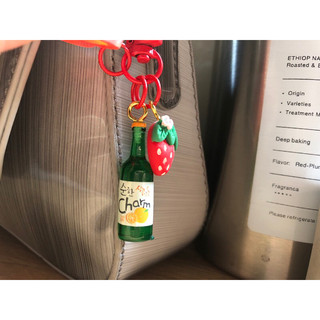 Keyring Soju handmade 🍓🍶🧃
