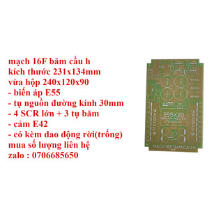 Mạch 16f băm cầu h