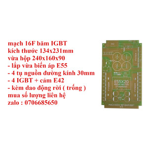 Mạch 16f băm igbt