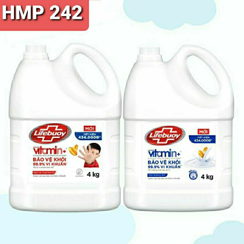 (Combo 3Can) Nước rửa tay LIFEBUOY 4Kg