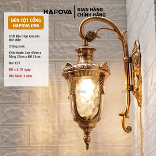 Đèn treo ngoài trời, đèn treo tường cổ điển HAPOVA EUVIS 096