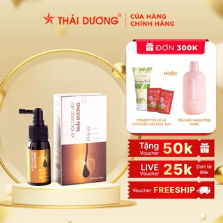 Xịt tóc dược liệu Thái Dương 30ml bảo vệ chân tóc và mọc tóc nhanh hơn - Sao Thái Dương