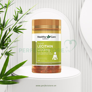 Perfectstore.vn - Viên Uống Mầm Đậu Nành Super Lecithin 1200mg 100 viên (Lecithin Healthy Care)