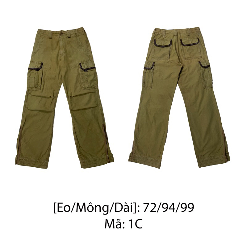 [2HAND] Hàng lỗi 2hand giá rẻ (quần dù, quần caro, quần hoạ tiết, quần túi hộp, quần ống rộng, quần 