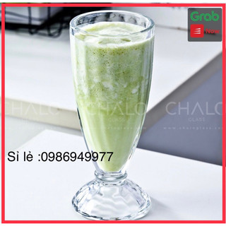Ly sinh tố dáng sọc thuỷ tinh bql017 & bql024 - 310ml ~ 340ml