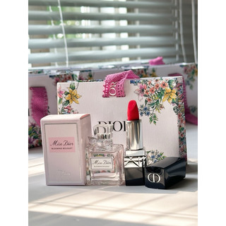 [Sẵn] Gift set Dior mini - son Dior Maximizer 001 và Miss Dior