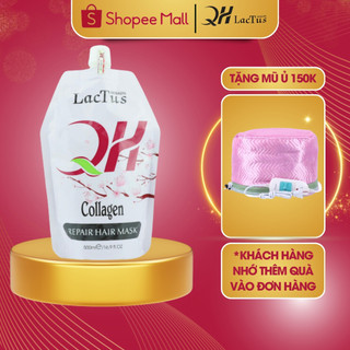 Kem ủ tóc QH Lactus season ủ tóc collagen phục hồi tóc uốn, ép, nhuộm, gãy rụng, chẻ ngọn Dầu hấp tóc 500ml