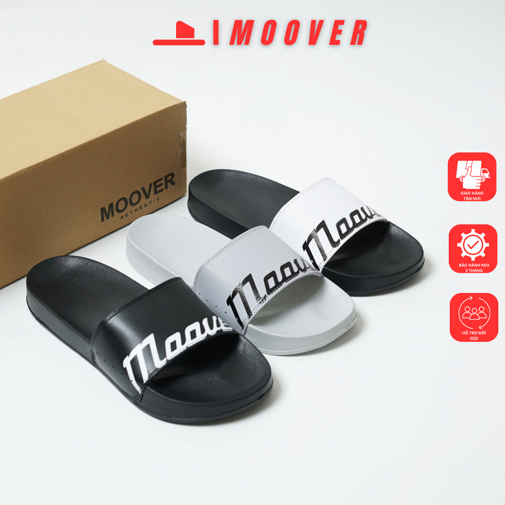 Dép quai ngang MOOVER anti slip unisex slipper AS cá tính êm chân chống thấm nước
