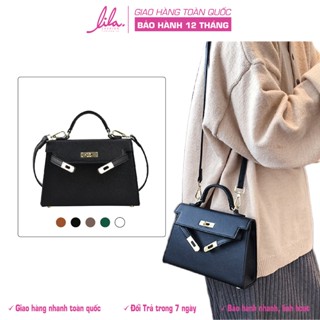   Tặng Kèm Khăn  Túi Đeo Chéo Nữ HM Cao Cấp Siêu Xinh Dễ Phối Đồ Size 21 Lila78 